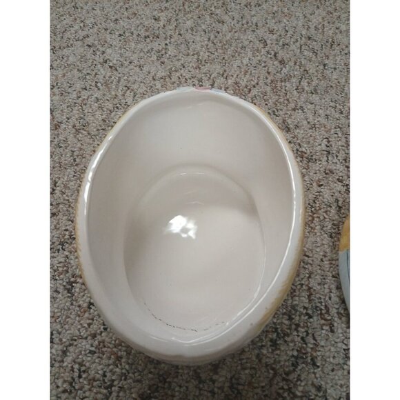 Vintage Hen On A Best Cookie Jar Large Portugal DD-40 - Picture 9 of 11